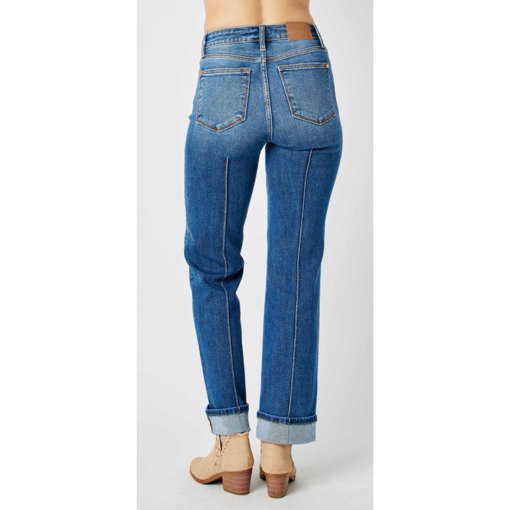 Judy Blue High Waist Front Seam Detail Straight Jeans ❤️NWT❤️IN STORES❤️ - Picture 2 of 4